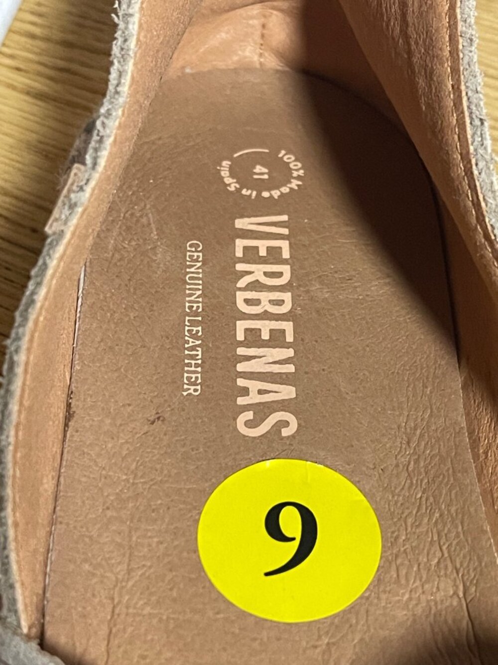 Verbenas Carmen Suede Espadrilles Made in Spain Flats Women Size EU 41 US 9/10 - Picture 8 of 8